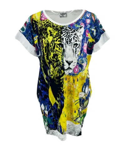 JUST CAVALLI PRINTED T-SHIRT