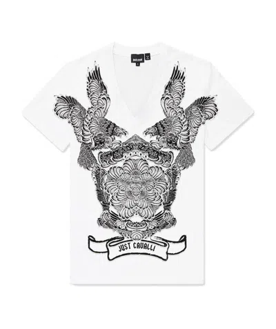 JUST CAVALLI PRINTED T-SHIRT