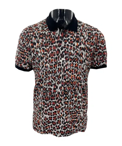 JUST CAVALLI PULL-DOWN SHORT-SLEEVED POLO SHIRT