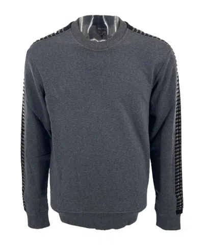 JUST CAVALLI ROUND-COLLAR LONG-SLEEVE HOODIE