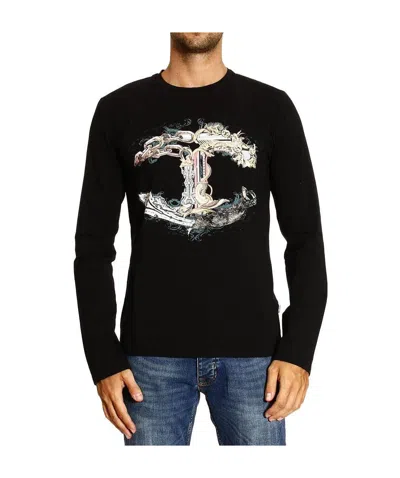 JUST CAVALLI ROUND-NECKED T-SHIRT