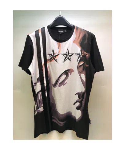 JUST CAVALLI STAR PRINTED ROUND-NECKED T-SHIRT