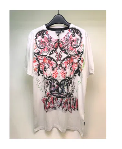 JUST CAVALLI T-SHIRT WITH ROUND NECK AND SHORT SLEEVES