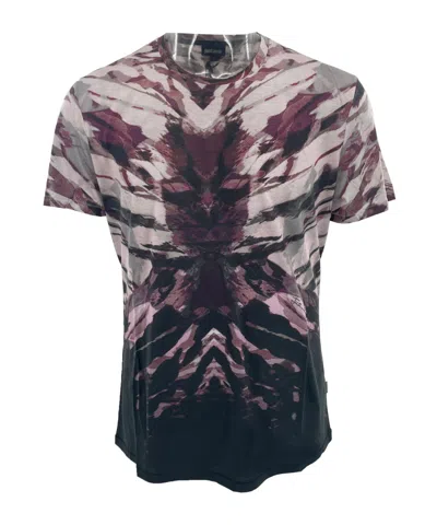 JUST CAVALLI TIE-DYED SHORT-SLEEVED T-SHIRT