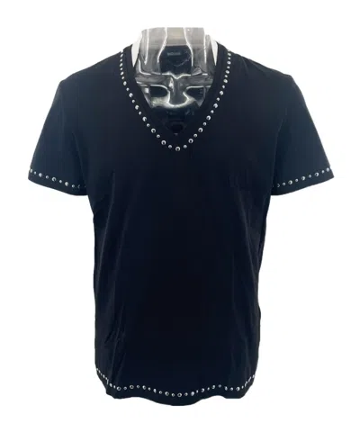 JUST CAVALLI V-NECK SHORT-SLEEVED T-SHIRT