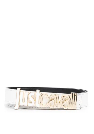 JUST CAVALLI WOMEN'S BELT JUST CAVALLI 74RB6F3AZS766-003 WHITE