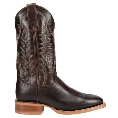 JUSTIN BOOTS JUSTIN BOOTS LYLE SQUARE TOE COWBOY MENS BROWN CASUAL BOOTS CJ2031