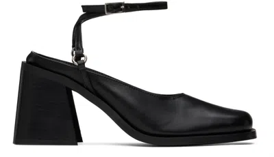 JUSTINE CLENQUET BLACK COURTNEY HEELS