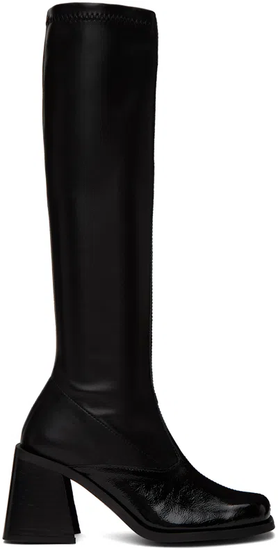 JUSTINE CLENQUET BLACK EDDIE TALL BOOTS