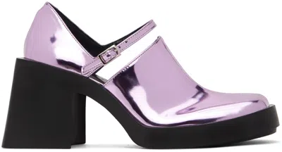 JUSTINE CLENQUET PINK KIM MARY JANE HEELS