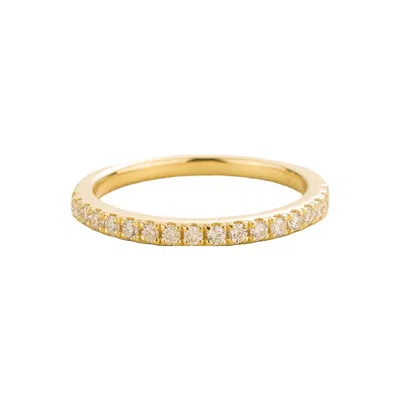 JUVETTI WOMEN'S GOLD / WHITE SALTO RING IN DIAMOND