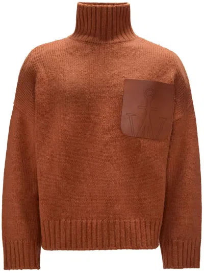JW ANDERSON ANCHOR-LOGO DROP-SHOULDER JUMPER