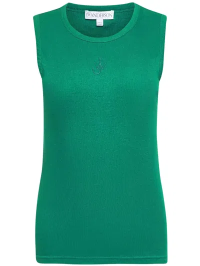 JW ANDERSON ANCHOR-LOGO TANK TOP