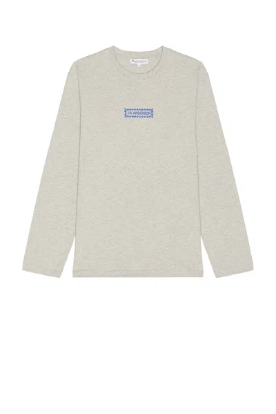JW ANDERSON BACK PRINT LONG SLEEVE T-SHIRT