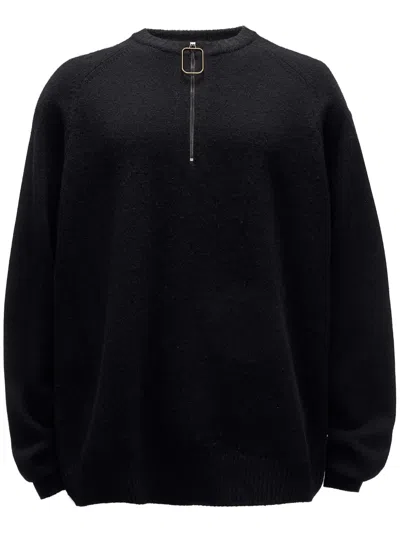 JW ANDERSON CREW-NECK RAGLAN-SLEEVES JUMPER