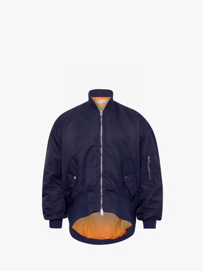 JW ANDERSON JW ANDERSON CURVED HEM OVERSIZED BOMBER JACKET