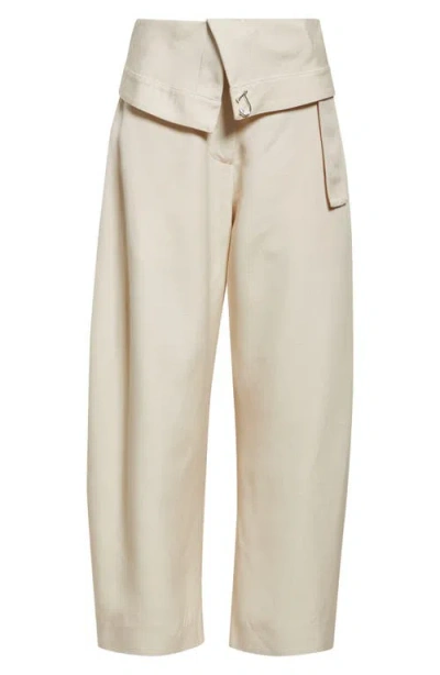 JW ANDERSON JW ANDERSON FOLDOVER WAIST BELTED TROUSERS