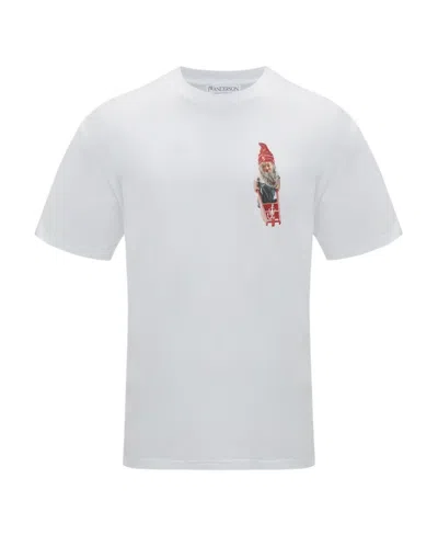 JW ANDERSON JW ANDERSON GNOME-PRINTED CREWNECK T-SHIRT