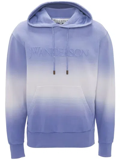 JW ANDERSON GRADIENT-EFFECT COTTON HOODIE
