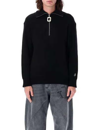 JW ANDERSON JW ANDERSON HALF-ZIP SWEATER