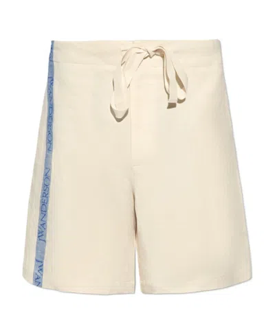 JW ANDERSON JW ANDERSON HIGH WAIST WIDE LEG SHORTS