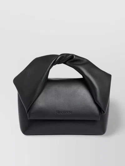 JW ANDERSON TWISTER SMALL LEATHER SHOULDER BAG