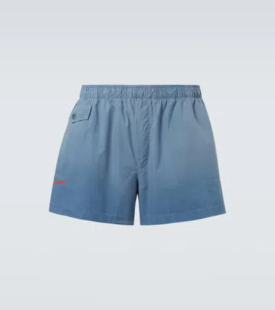 JW ANDERSON LOGO COTTON POPLIN SHORTS
