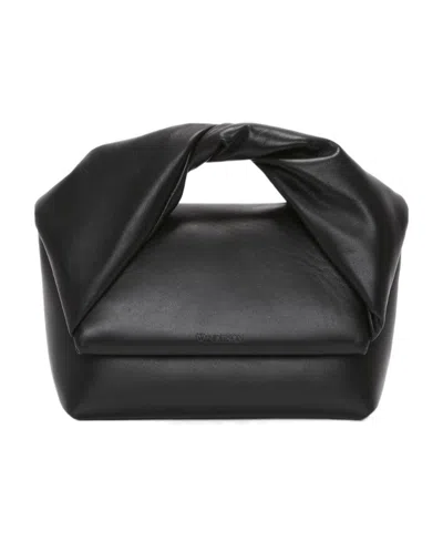 JW ANDERSON MEDIUM TWISTER LEATHER TOTE BAG