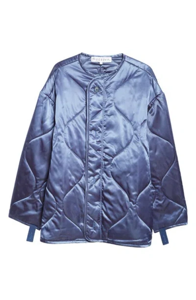 JW ANDERSON JW ANDERSON OVERSIZE QUILTED DUCHESSE SATIN JACKET