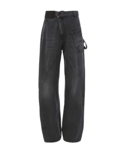 JW ANDERSON JW ANDERSON TWISTED WORKWEAR DENIM JEANS