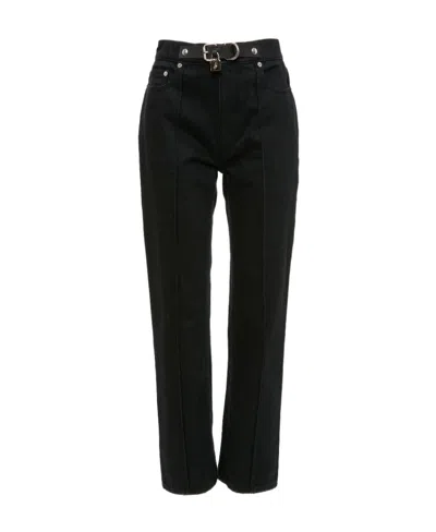 JW ANDERSON JW ANDERSON PADLOCK DETAILED SLIM-FIT JEANS