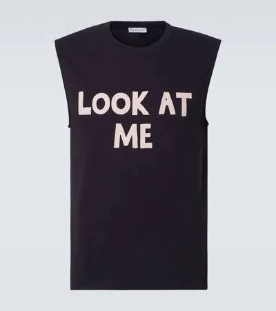 JW ANDERSON PRINTED COTTON TANK TOP