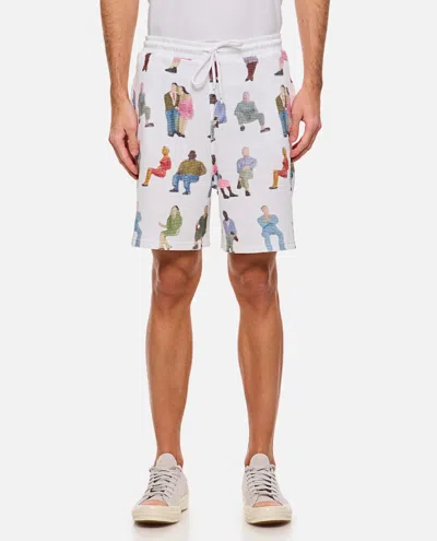 JW ANDERSON PRINTED WAFFLE SHORTS