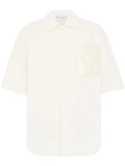 JW ANDERSON QUILTED-POCKET POLO SHIRT