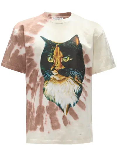 JW ANDERSON TIE-DYE ORGANIC COTTON T-SHIRT