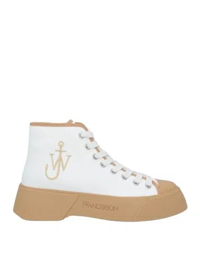 JW ANDERSON JW ANDERSON WOMAN SNEAKERS WHITE SIZE 7 SYNTHETIC FIBERS