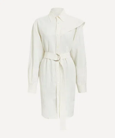 JW ANDERSON JW ANDERSON WOMEN'S CAPE SHOULDER SHIRT DRESS