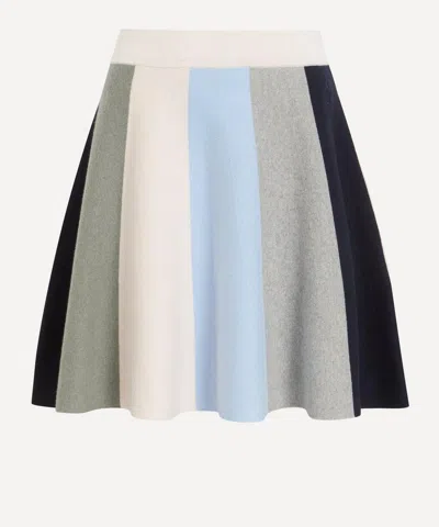 JW ANDERSON JW ANDERSON WOMEN'S PANELLED SCARF-KNIT SKIRT