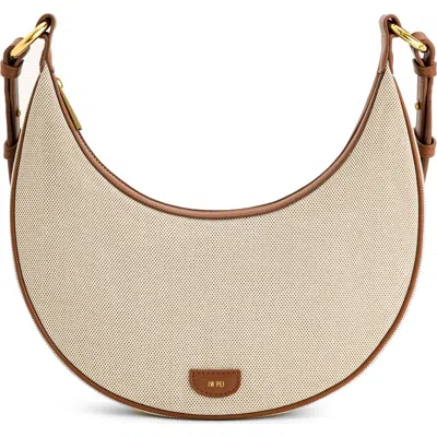 JW PEI JW PEI CARLY CANVAS SADDLE SHOULDER BAG