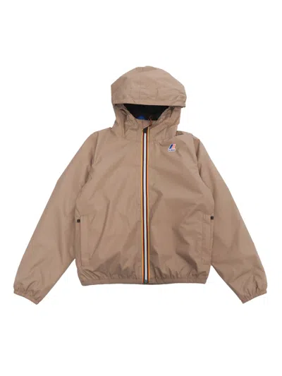 K-WAY BROWN WATERPROOF JACKET
