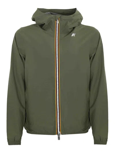 K-WAY JACKET IN TECHNICAL FABRIC