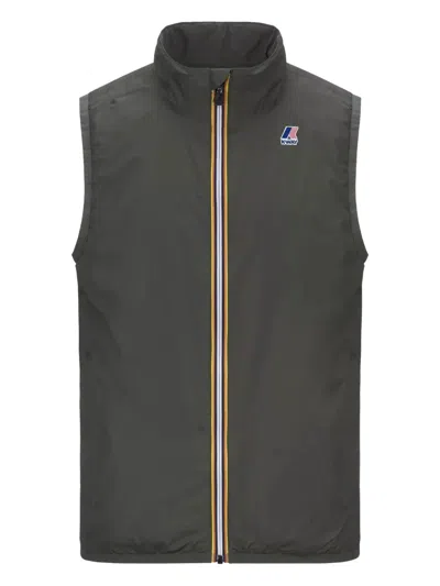K-WAY LOGO-PRINT GILET