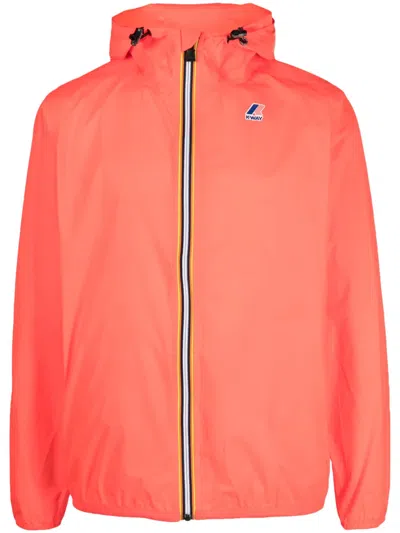 K-WAY LOGO-PRINT JACKET