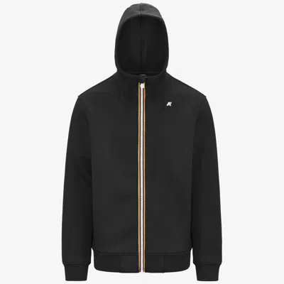 K-WAY MEN'S SWEATSHIRT K-WAY RAINER SPACER K2141DW-USY BLACK AS WELL