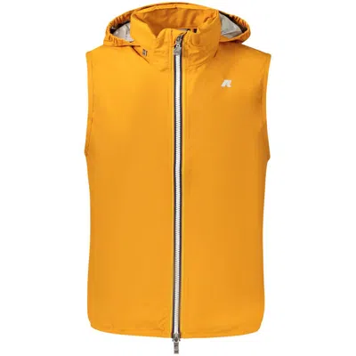 K-WAY ORANGE POLYESTER MEN JACKET