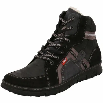 KACPER KACPER HERREN STIEFEL 3-3416-109+459+831-BSF SCHWARZ 940955