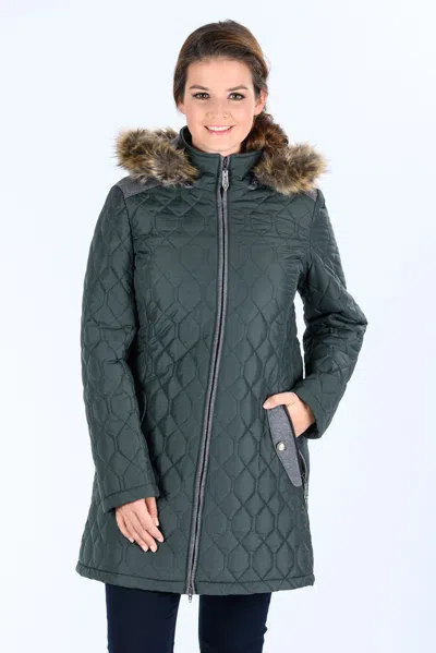 KAISERALM KAISERALM DAMEN STEPPMANTEL JACKE MARJA 5343 DUNKELGRÜN NEU