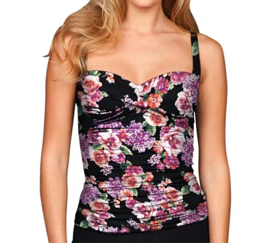 KALLURE TWIST FRONT TANKINI TOP IN RIO