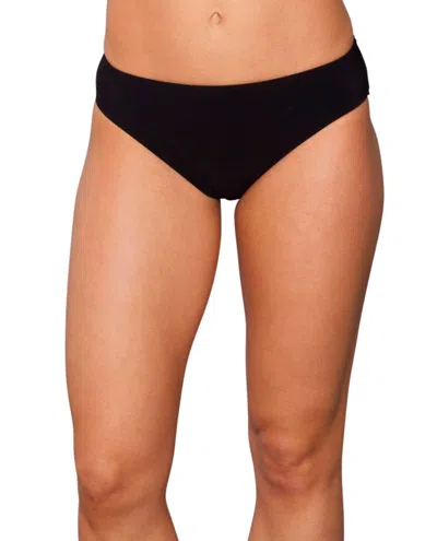 KALLURE WOMEN'S HIPSTER SWIM BOTTOM IN BLACK