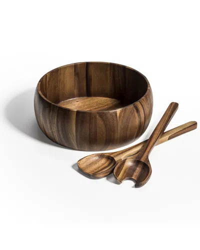 KALMAR HOME KALMAR HOME LARGE SALAD BOWL WITH SERVERS